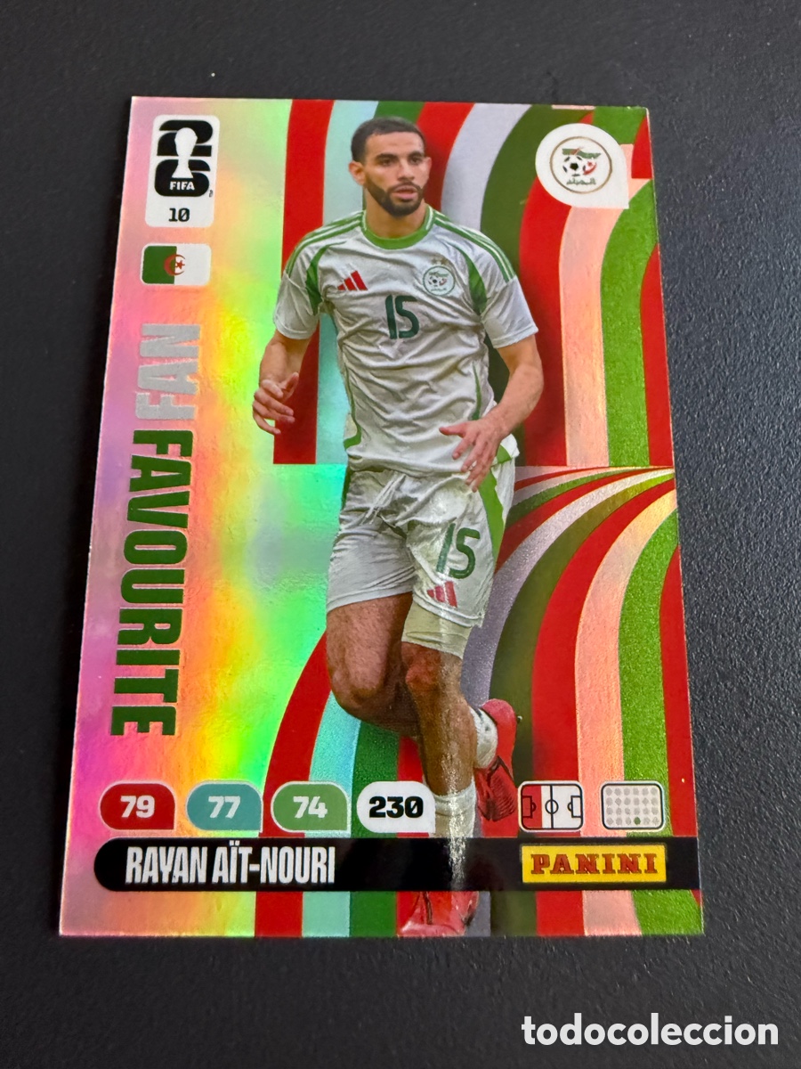 Cromos de f&uacute;tbol: Adrenalyn XL. Mundial 2026. 10 Fan Favourite. AIT-NOURI