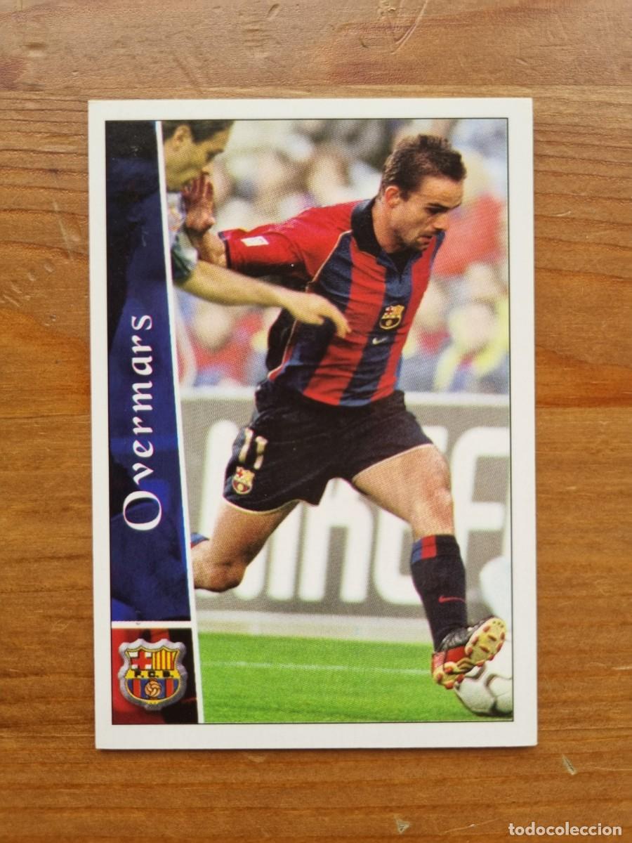Cromos de f&uacute;tbol: 105 OVERMARS (FC Barcelona). Las Fichas de la Liga 2002 2003 02 03 (Mundicromo)
