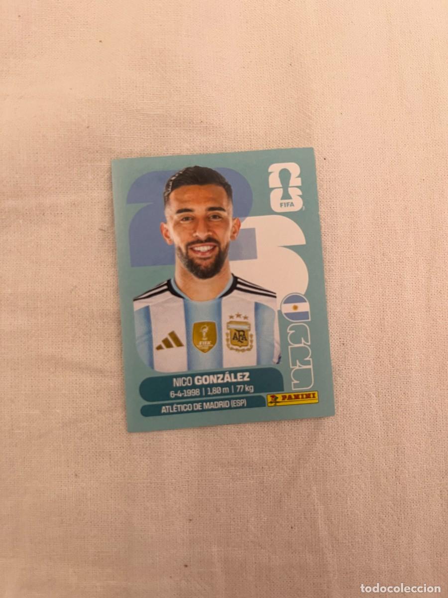 Cromos de f&uacute;tbol: 6 NICO GONZALEZ ARGENTINA MUNDIAL 26 2026 FIFA WORLD CUP PANINI