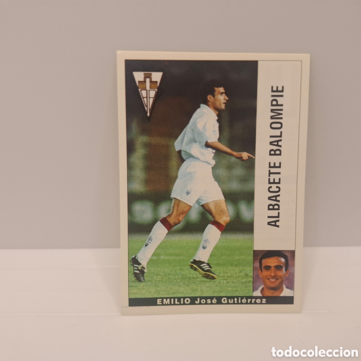 Cromos de f&uacute;tbol: Albete - Emilio Jose Gutierrez - Panini Liga 1995-1996, 95-96 Sin pegar - Adhesivo