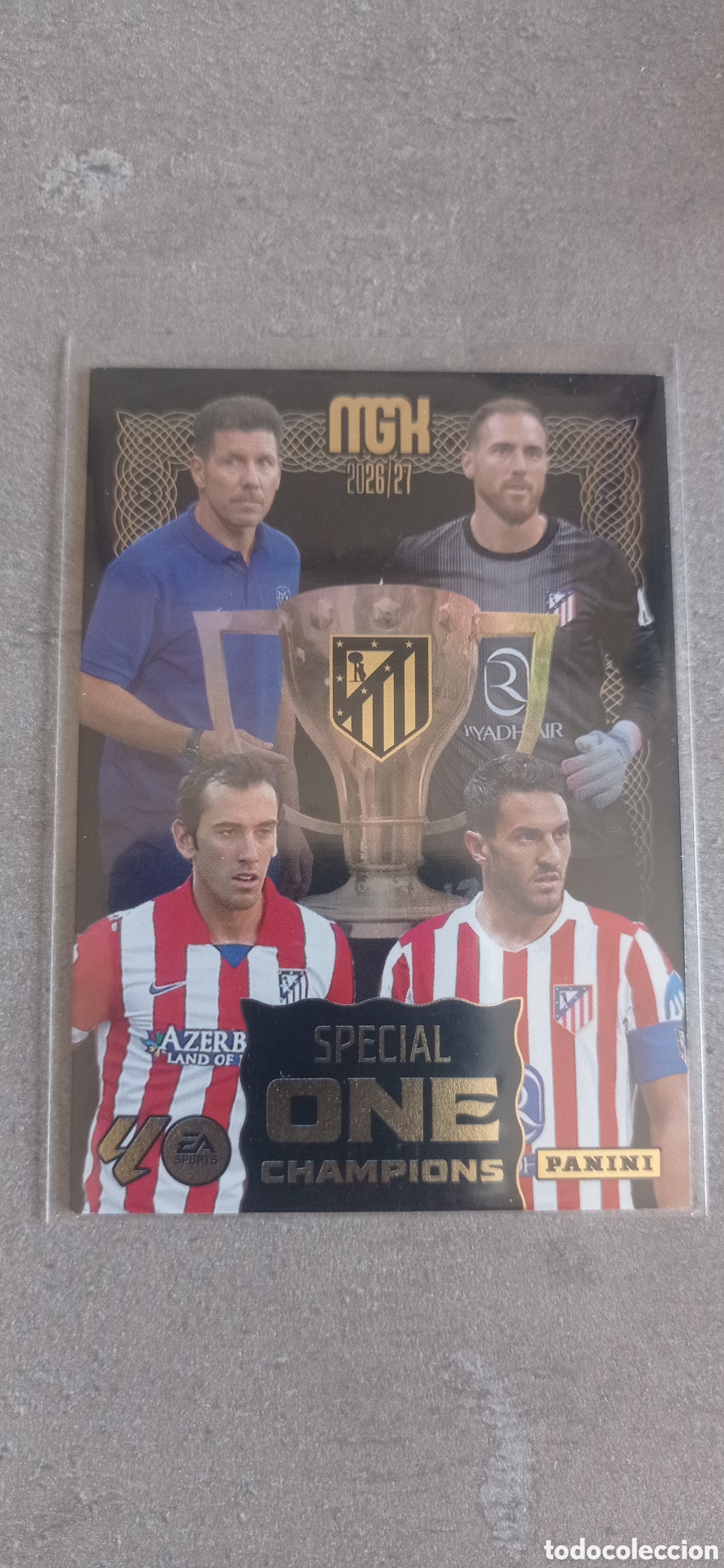 Cromos de f&uacute;tbol: ATL&Eacute;TICO MADRID SPECIAL ONE CHAMPIONS MGK 2026/27 MEGACRACKS 2026 2027