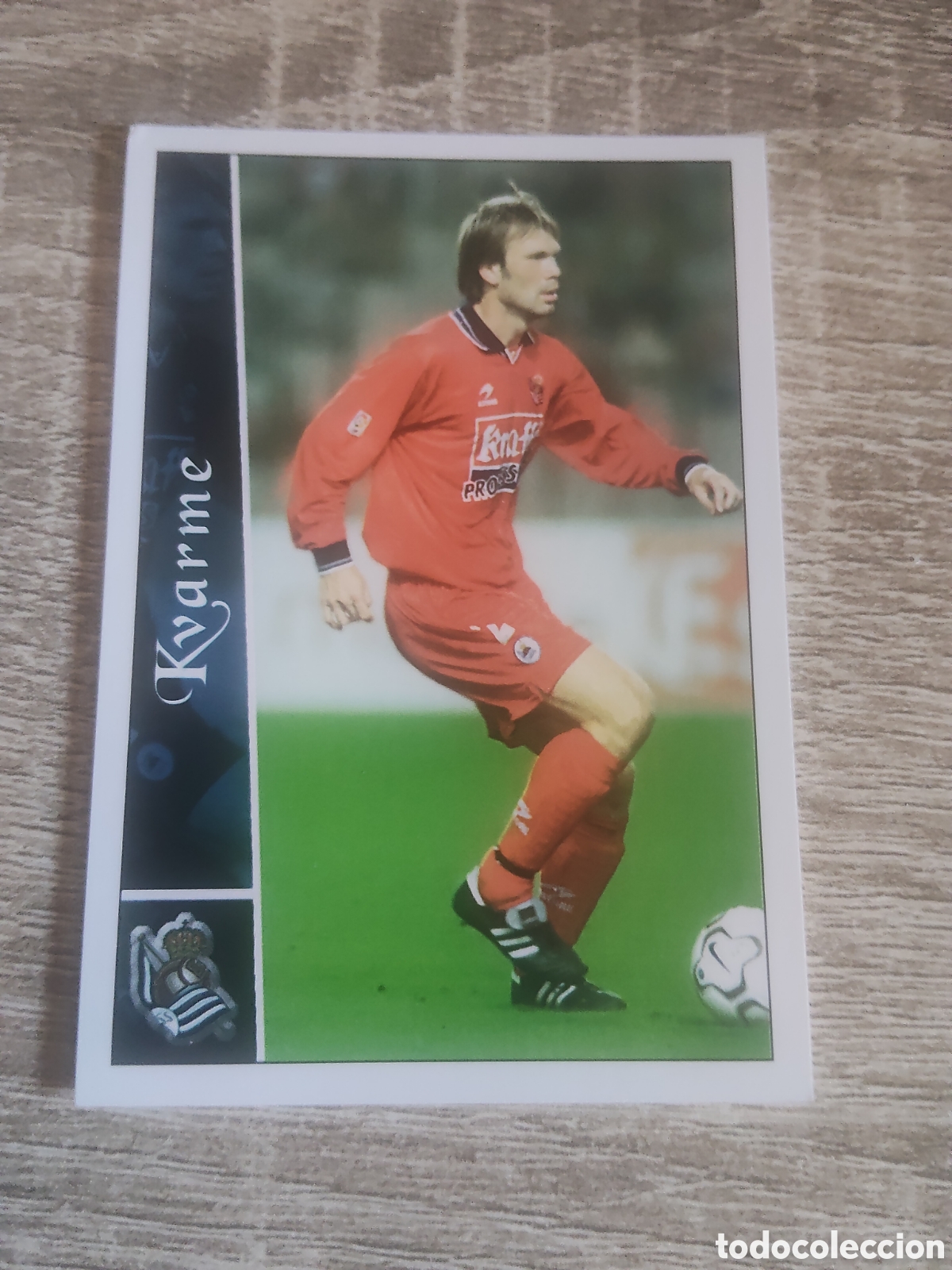 Cromos de f&uacute;tbol: Mundicromo las fichas de la liga 2003 334 Kvarme Real Sociedad
