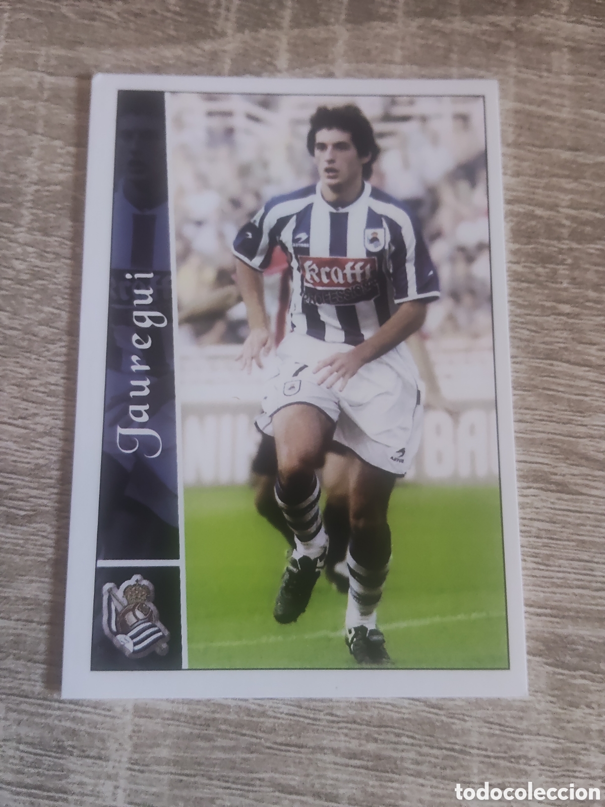 Cromos de Futebol: Mundicromo las fichas de la liga 2002 335 Jauregui Real Sociedad