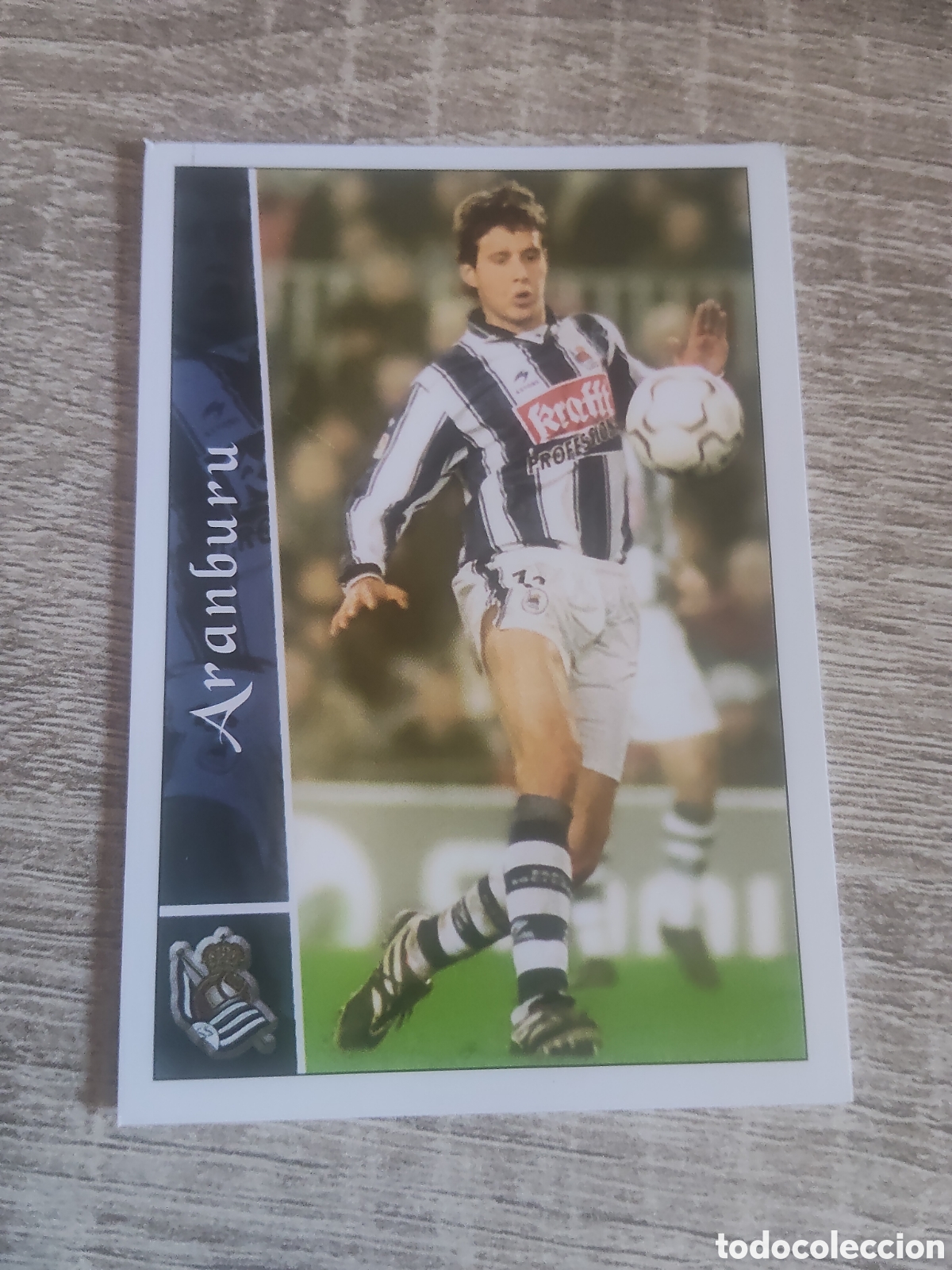 Cromos de Futebol: Mundicromo las fichas de la liga 2003 336 Aranburu Real Sociedad