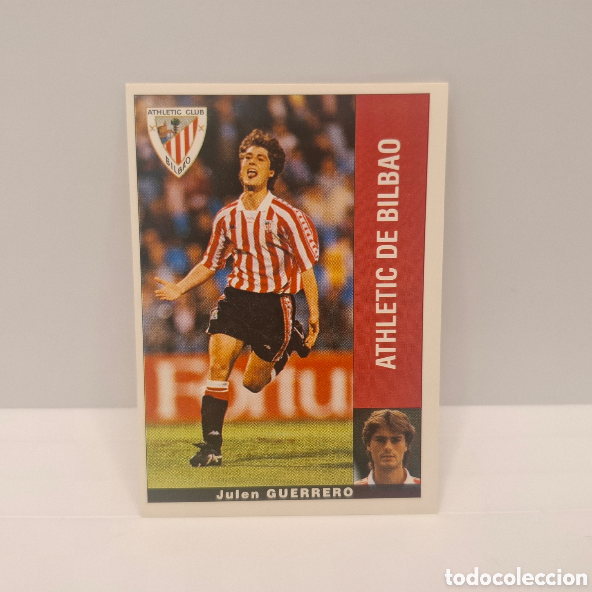 Cromos de Futebol: Athletic de Bilbao - Guerrero - Panini Liga 1995-1996, 95-96 Sin pegar - Adhesivo