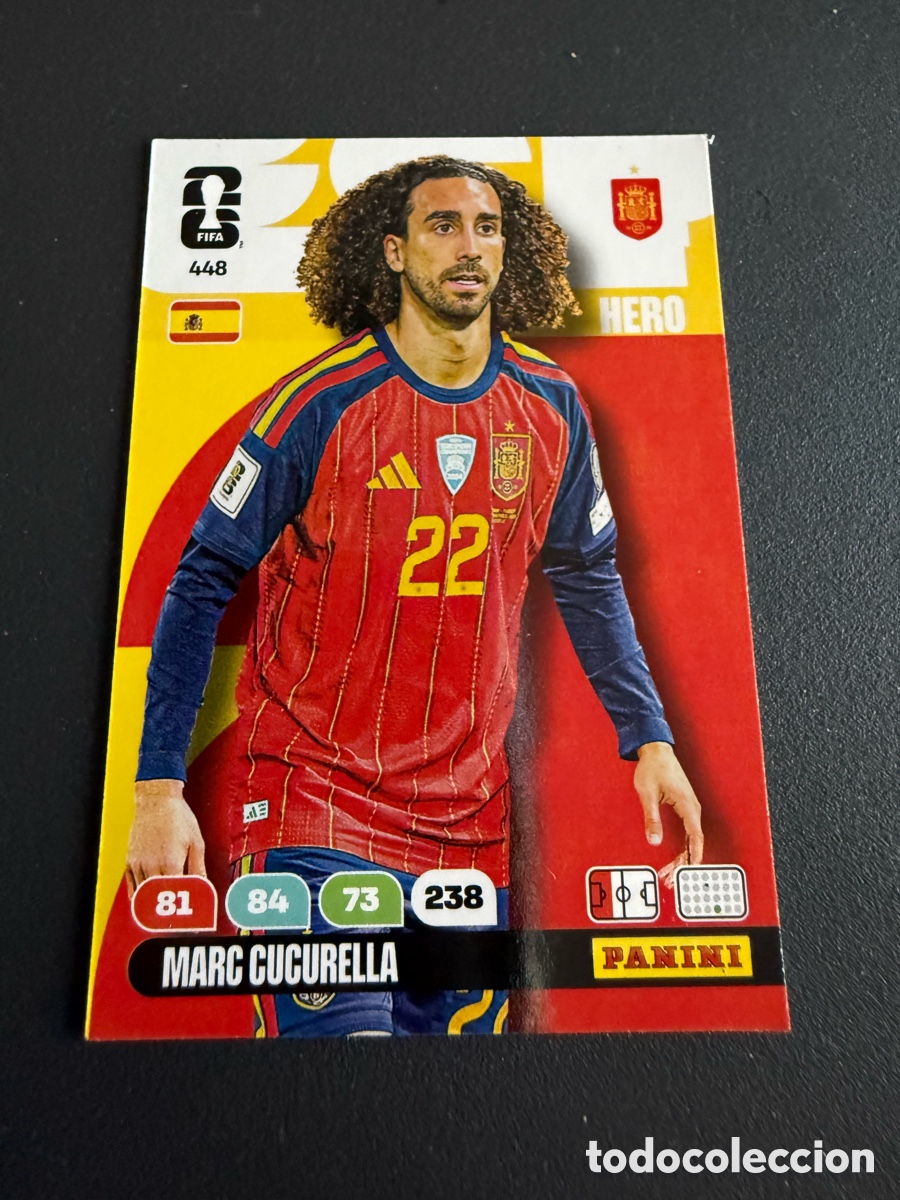 Cromos de Futebol: Adrenalyn XL. Mundial 2026. 448. CUCURELLA