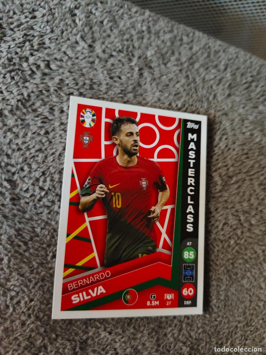 Cromos de f&uacute;tbol: 27 TOPPS EURO 2024 BERNARDO SILVA PORTUGAL MASTERCLASS MATCH ATTAX EUROCOPA 24 LIDL AAT