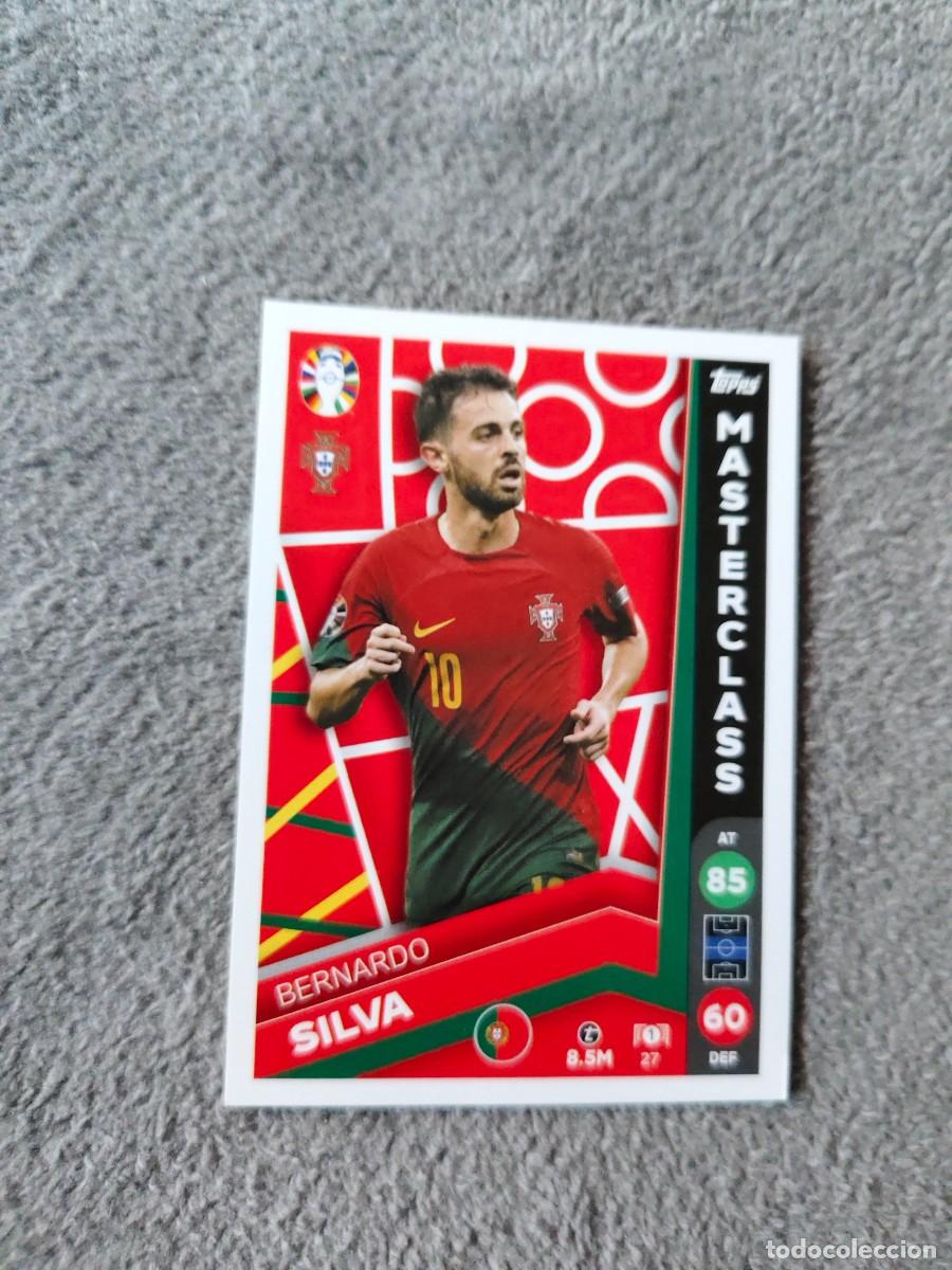 Cromos de f&uacute;tbol: 27 TOPPS EURO 2024 BERNARDO SILVA PORTUGAL MASTERCLASS MATCH ATTAX EUROCOPA 24 LIDL AAT