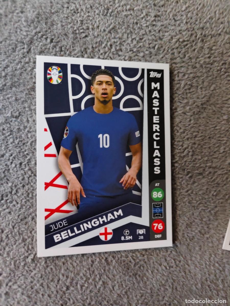 Cromos de f&uacute;tbol: 28 TOPPS EURO 2024 JUDE BELLINGHAM ENGLAND INGLATERRA MASTERCLASS MATCH ATTAX EUROCOPA 24 LIDL AAT