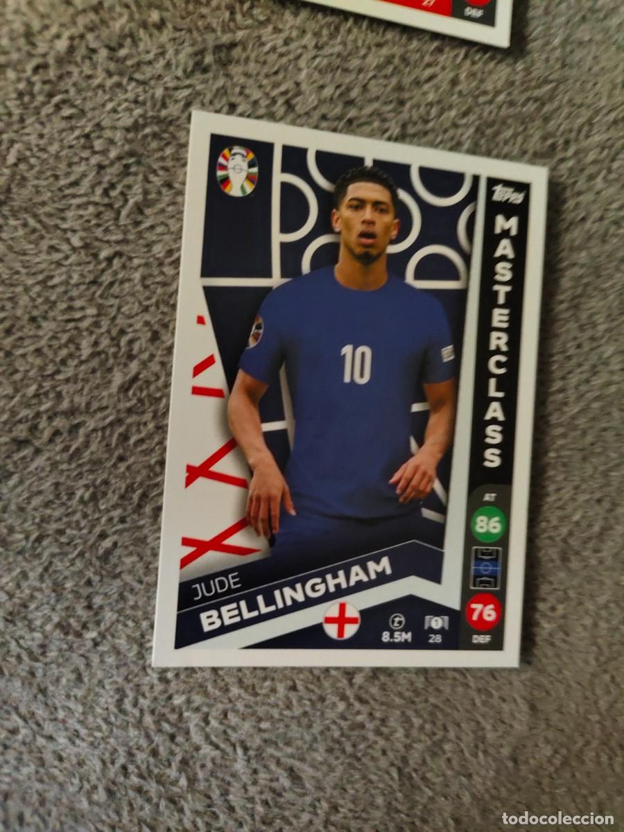 Cromos de f&uacute;tbol: 28 TOPPS EURO 2024 JUDE BELLINGHAM ENGLAND INGLATERRA MASTERCLASS MATCH ATTAX EUROCOPA 24 LIDL AAT