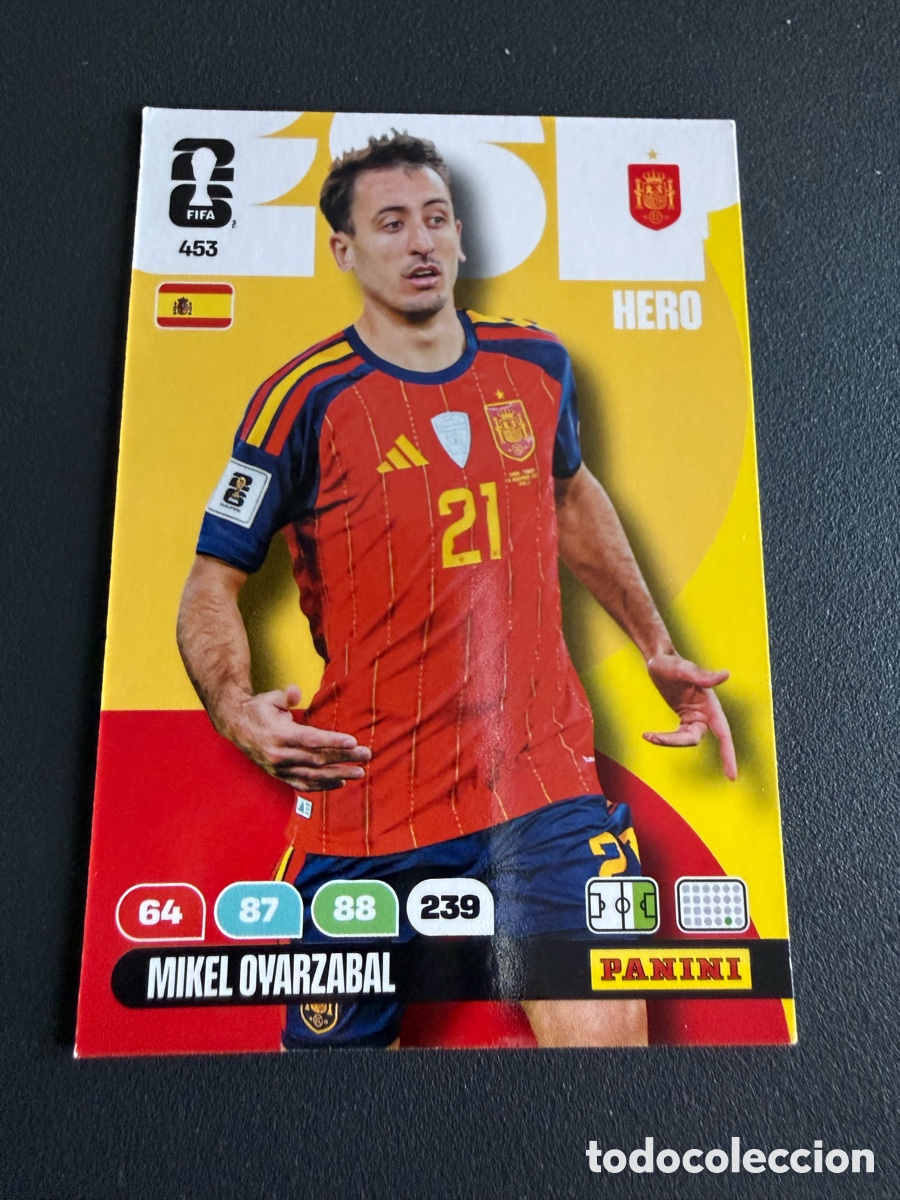 Cromos de f&uacute;tbol: Adrenalyn XL. Mundial 2026. 453. OYARZABAL