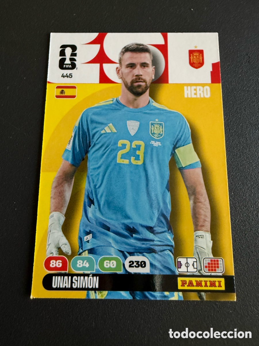 Cromos de f&uacute;tbol: Adrenalyn XL. Mundial 2026. 445. UNAI SIM&Oacute;N