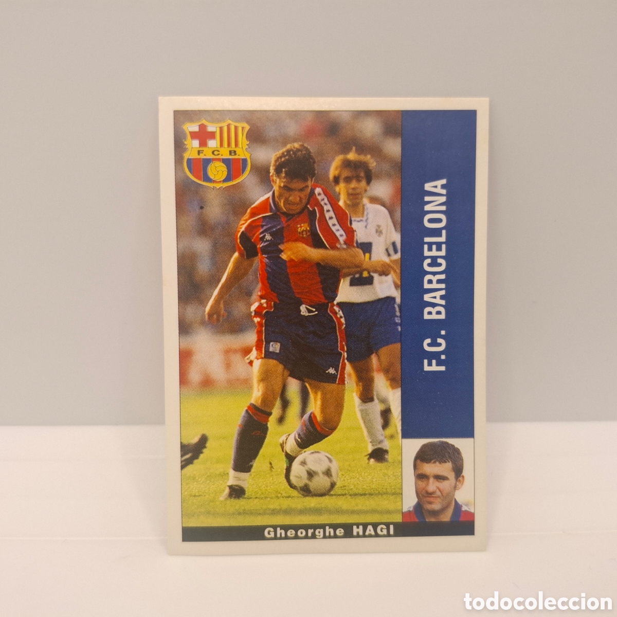 Cromos de f&uacute;tbol: Barcelona - Hagi - Panini Liga 1995-1996, 95-96 Sin pegar - Adhesivo