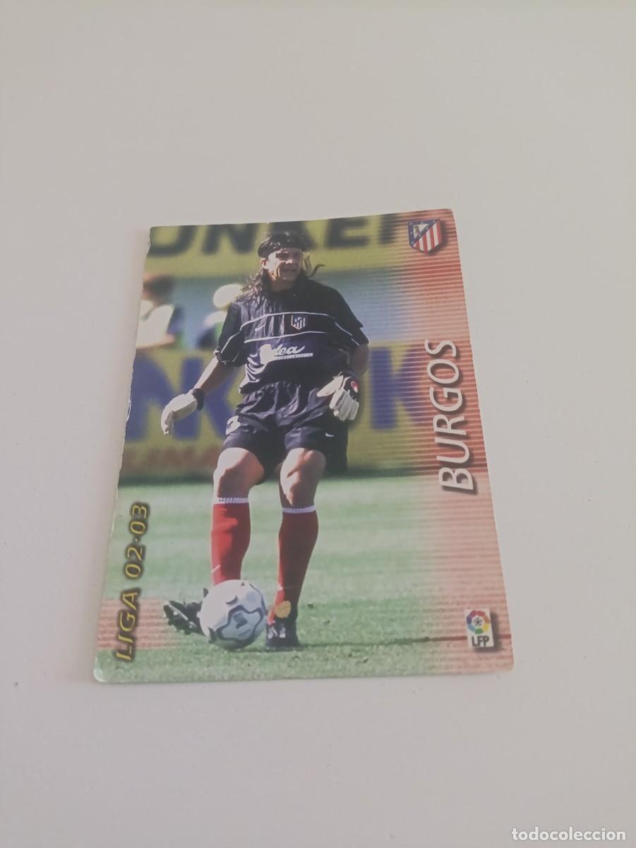 Cromos de f&uacute;tbol: Megafichas 2002/03 Burgos Atl&eacute;tico de Madrid