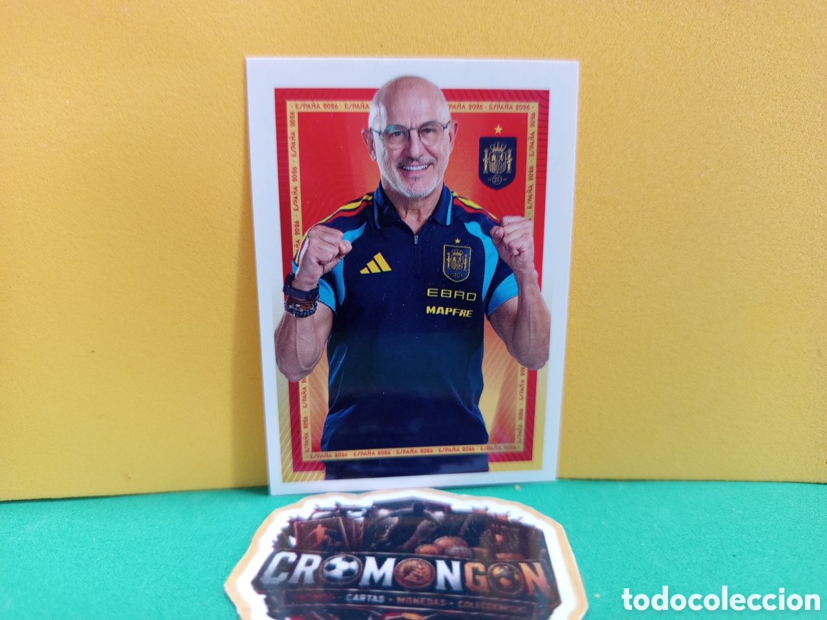 Cromos de f&uacute;tbol: ❇️ CROMO ⚽ LUIS DE LA FUENTE ESPA&Ntilde;A 2026 7 SELECCI&Oacute;N PANINI CARREFOUR FAMILY MUNDIAL SIN PEGAR ❇️