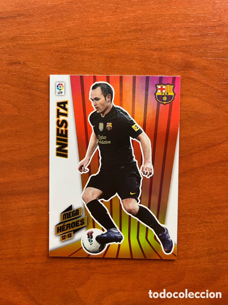 Cromos de f&uacute;tbol: 370 INIESTA F.C. BARCELONA 12 13 MEGACRACKS 2012 2013 MGK MEGA H&Eacute;ROES