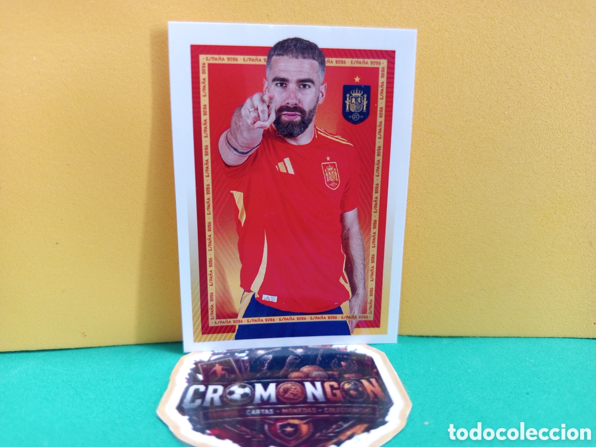 Cromos de f&uacute;tbol: ❇️ CROMO ⚽ CARVAJAL ESPA&Ntilde;A 2026 15 SELECCI&Oacute;N PANINI CARREFOUR FAMILY MUNDIAL SIN PEGAR ❇️