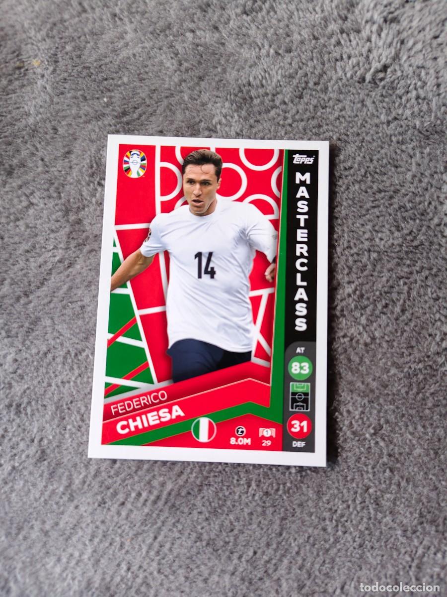 Cromos de f&uacute;tbol: 29 TOPPS EURO 2024 FEDERICO CHIESA ITALY ITALIA MASTERCLASS MATCH ATTAX EUROCOPA 24 LIDL AAT