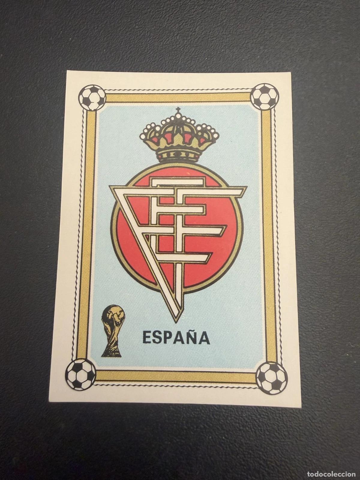Cromos de f&uacute;tbol: ESCUDO ESPA&Ntilde;A 205 PANINI MUNDIAL ARGENTINA 78-ARGENTINA 1978 SIN PEGAR NUNCA PEGADO
