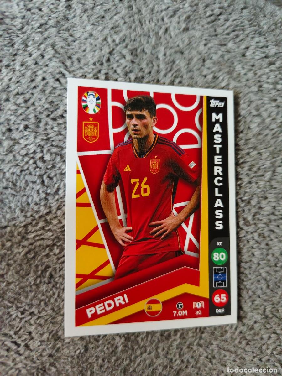 Cromos de f&uacute;tbol: 30 TOPPS EURO 2024 PEDRI SPAIN ESPA&Ntilde;A MASTERCLASS MATCH ATTAX EUROCOPA 24 LIDL AAT