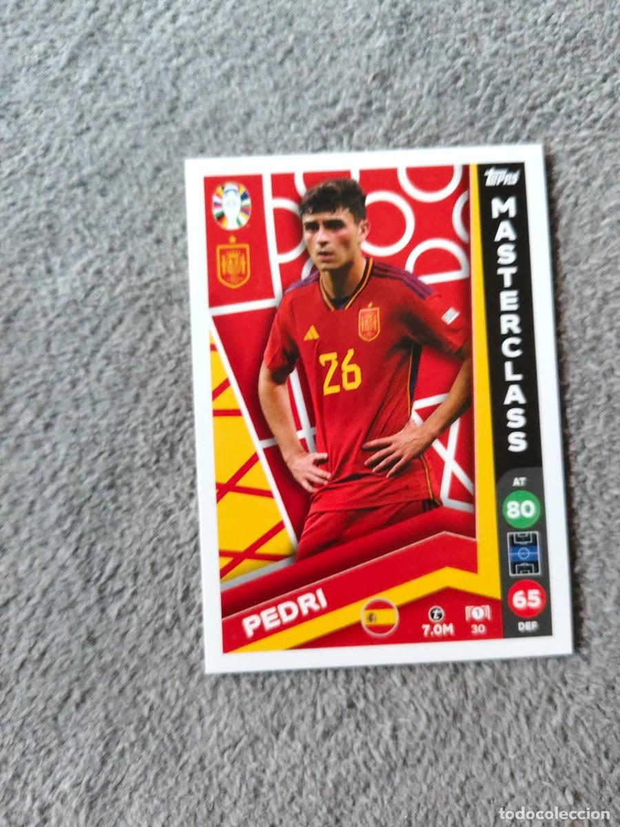 Cromos de f&uacute;tbol: 30 TOPPS EURO 2024 PEDRI SPAIN ESPA&Ntilde;A MASTERCLASS MATCH ATTAX EUROCOPA 24 LIDL AAT