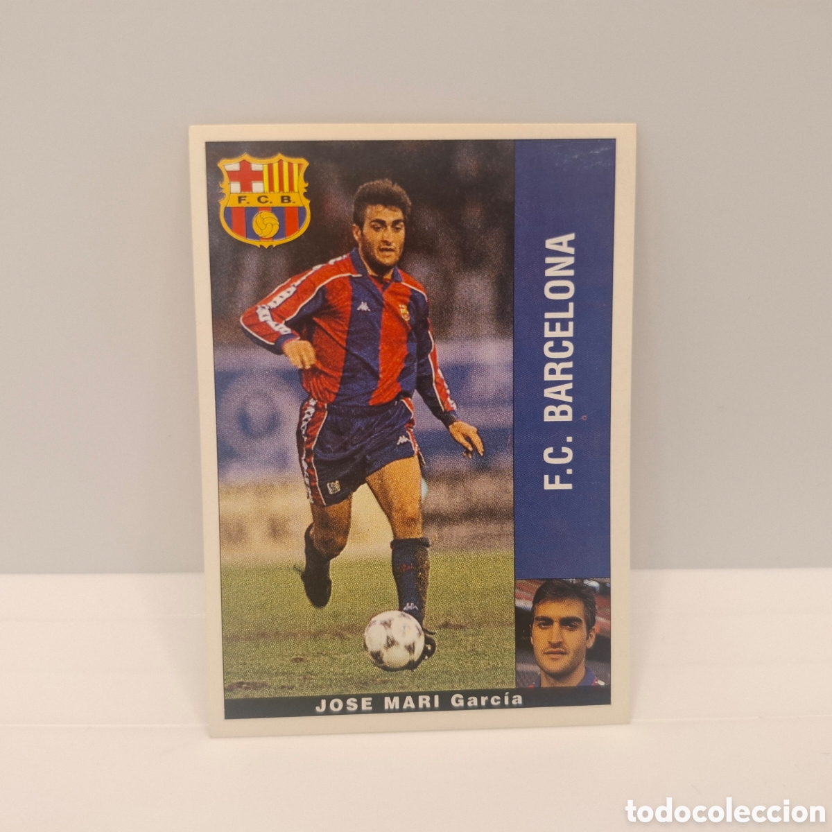 Cromos de f&uacute;tbol: Barcelona - Jose Maria - Panini Liga 1995-1996, 95-96 Sin pegar - Adhesivo