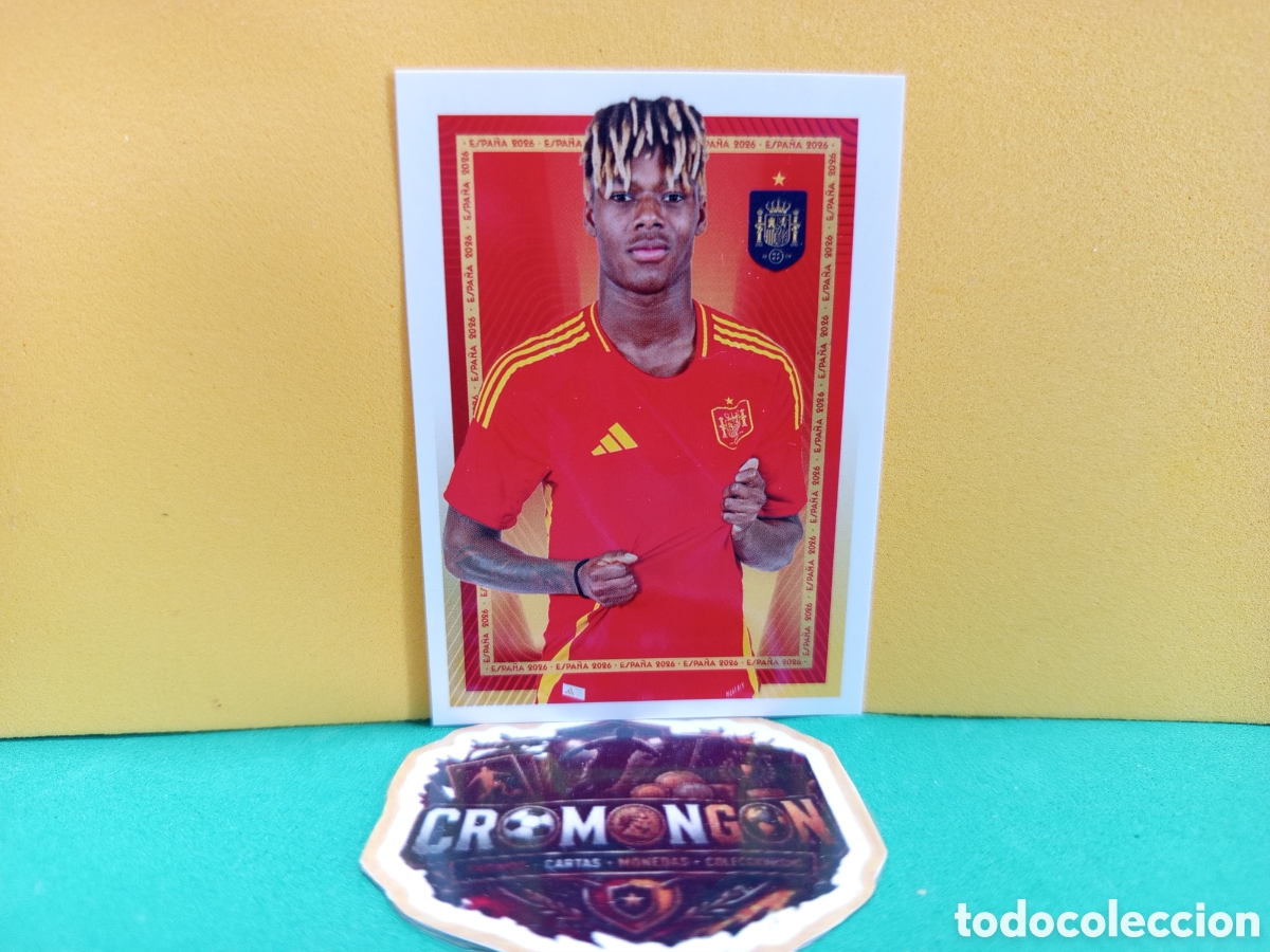 Cartes &agrave; collectionner de Football: ❇️ CROMO ⚽ NICO WILLIAMS ESPA&Ntilde;A 2026 SELECCI&Oacute;N PANINI CARREFOUR FAMILY MUNDIAL SIN PEGAR ❇️