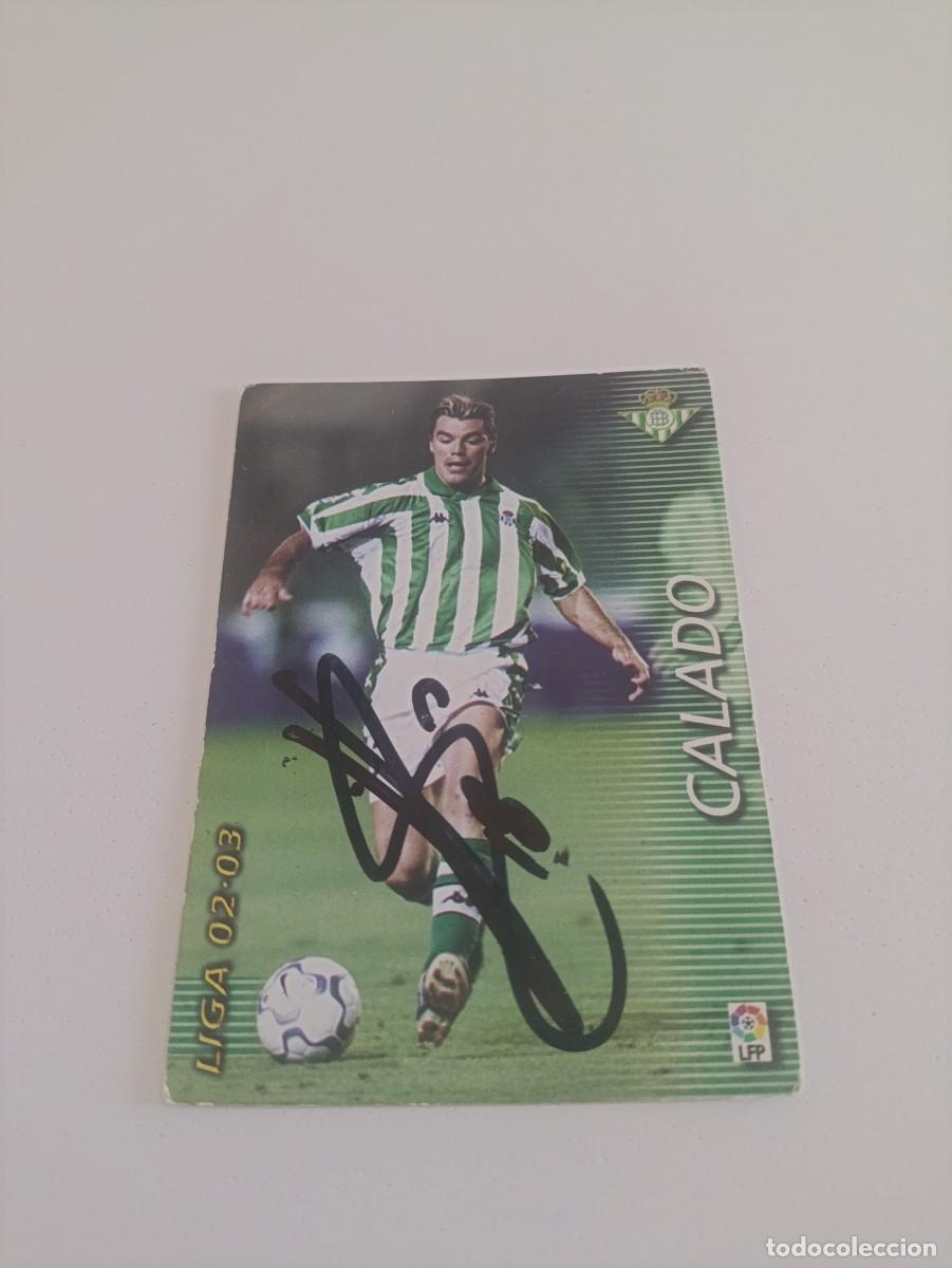 Cromos de f&uacute;tbol: Auto original de Calado Betis
