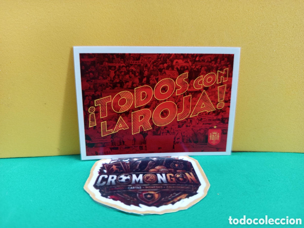 Cromos de f&uacute;tbol: ❇️ CROMO ⚽ &iexcl; TODOS CON LA ROJA ! ESPA&Ntilde;A 2026 SELECCI&Oacute;N PANINI CARREFOUR FAMILY MUNDIAL SIN PEGAR ❇️