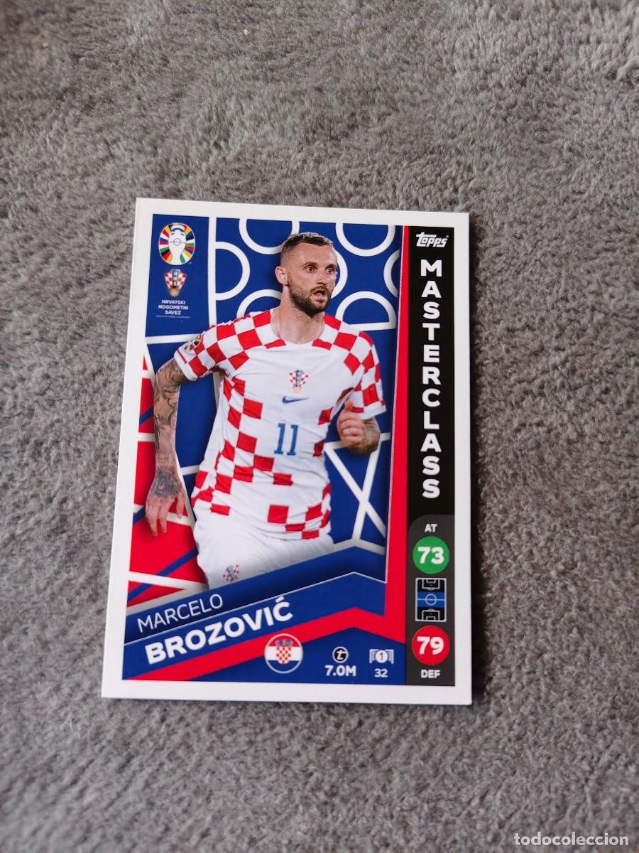 Cromos de f&uacute;tbol: 32 TOPPS EURO 2024 MARCELO BROZOVIĆ CROATIA CROACIA MASTERCLASS MATCH ATTAX EUROCOPA 24 LIDL AAT