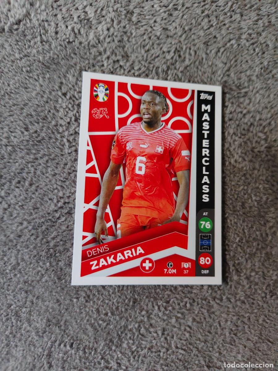Cromos de f&uacute;tbol: 37 TOPPS EURO 2024 DENIS ZAKARIA SWITZERLAND SUIZA MASTERCLASS MATCH ATTAX EUROCOPA 24 LIDL AAT