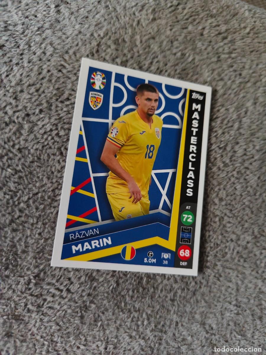 Cromos de f&uacute;tbol: 38 TOPPS EURO 2024 RAZVAN MARIN ROMANIA RUMANIA MASTERCLASS MATCH ATTAX EUROCOPA 24 LIDL AAT