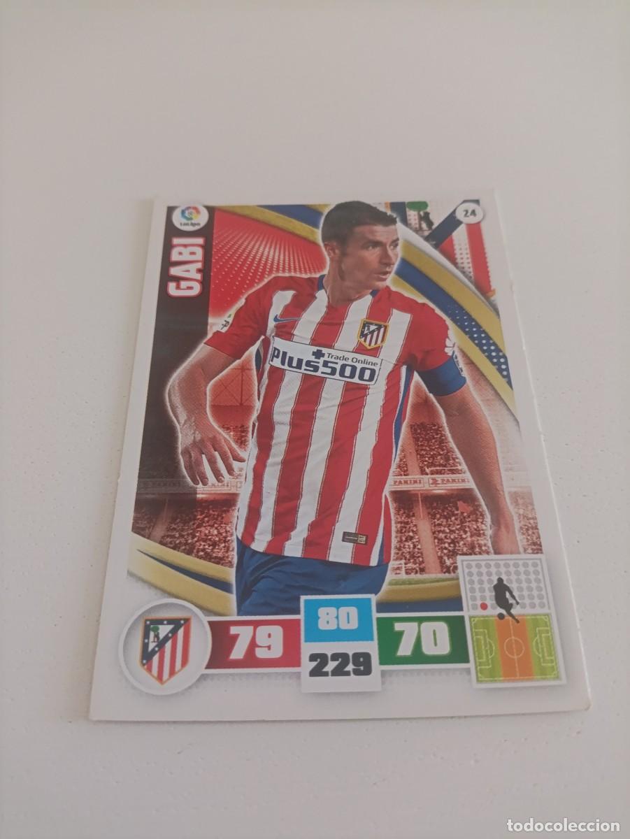 Cromos de f&uacute;tbol: Adrenalyn 2015/16 Gabi Atl&eacute;tico de Madrid