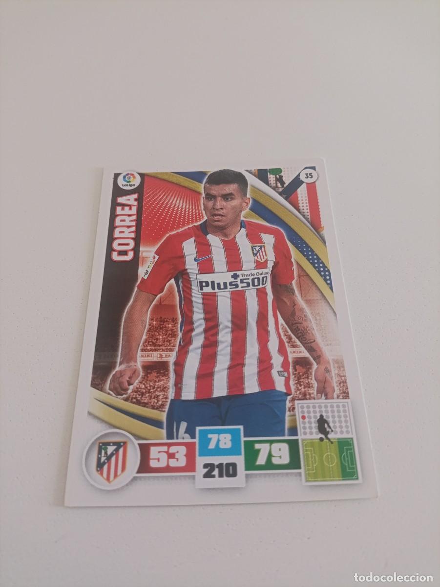 Cromos de f&uacute;tbol: Adrenalyn 2015/16 Correa Atl&eacute;tico de Madrid