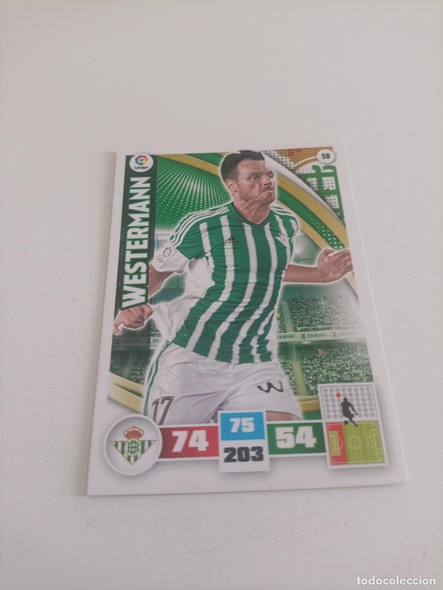 Cromos de f&uacute;tbol: Adrenalyn 2015/16 Westermann Betis