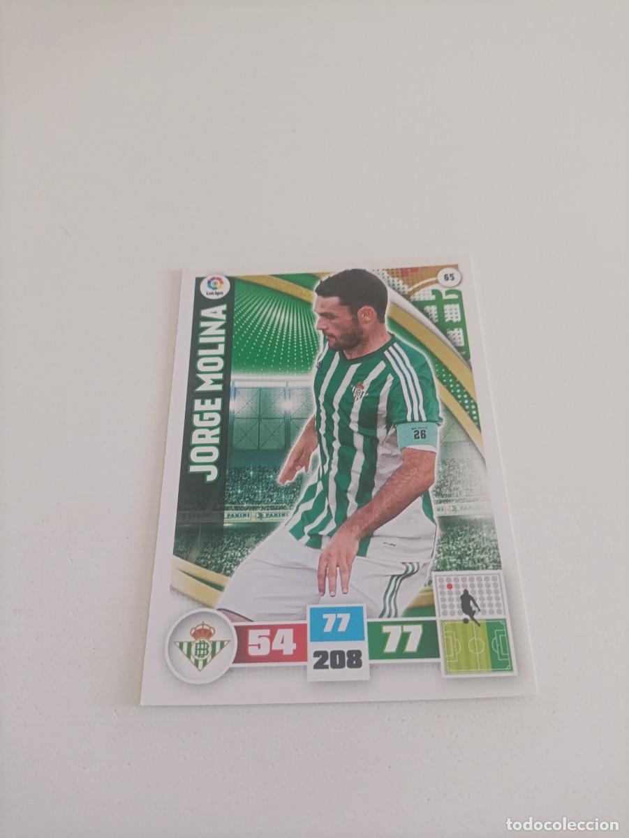 Cromos de f&uacute;tbol: Adrenalyn 2015 /16 Jorge Molina Betis