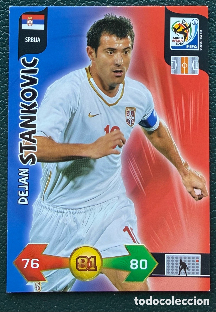 Cromos de Futebol: DEJAN STANKOVIC SERBIA FICHAS ALBUM ADRENALYN XL MUNDIAL SOUTH AFRICA 2010
