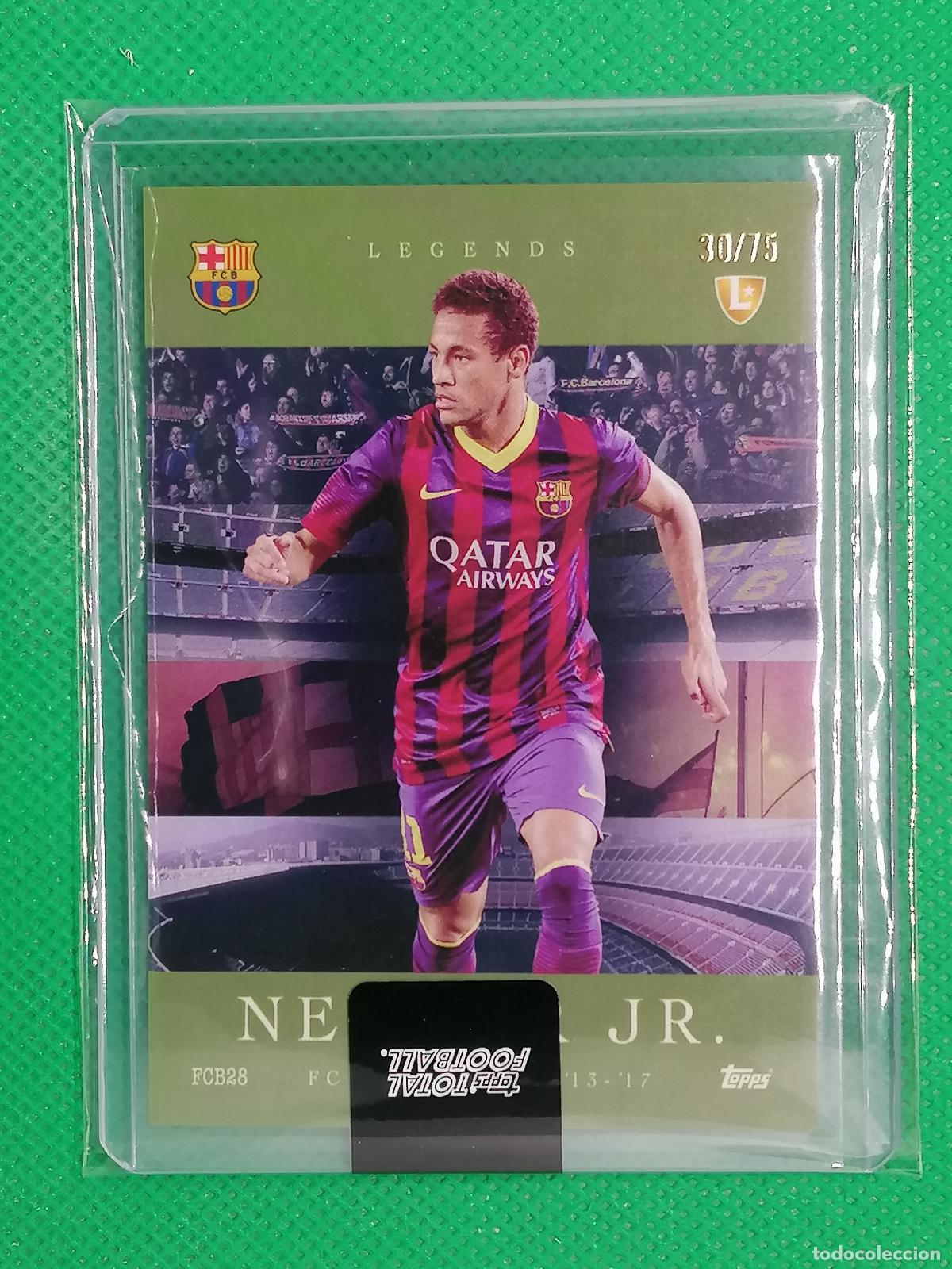 Cartes &agrave; collectionner de Football: NEYMAR BARCELONA LEGENDS /75 ⚽ TTF TOPPS TOTAL FOOTBALL 25 26 2025 2026 ⚽