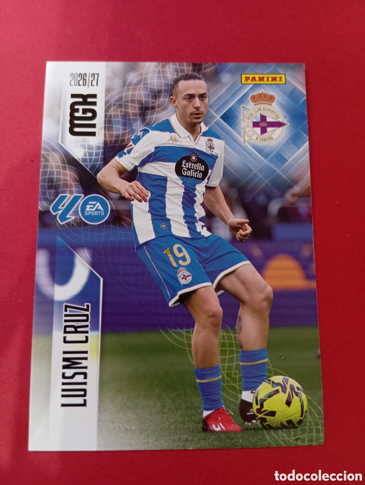 Cromos de f&uacute;tbol: Luismi Cruz Deportivo de la Coru&ntilde;a n&deg;140 / PANINI MEGACRACKS 2026/2027