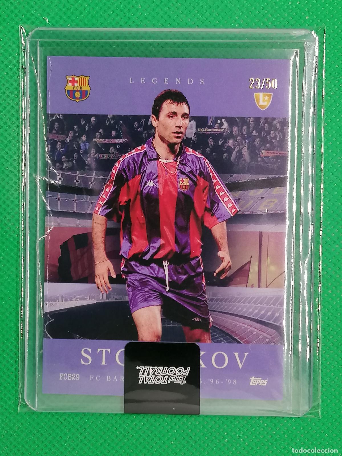 Cartes &agrave; collectionner de Football: HRISTO STOICHKOV BARCELONA LEGENDS /50 ⚽ TTF TOPPS TOTAL FOOTBALL 25 26 2025 2026 ⚽