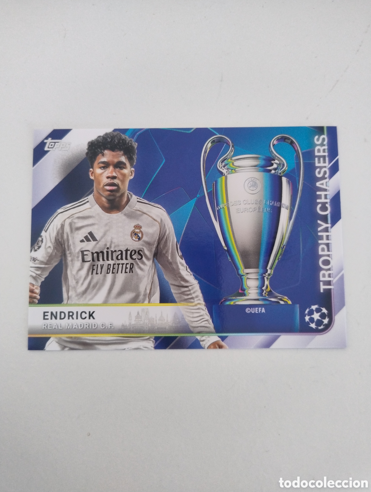 Cromos de f&uacute;tbol: TC 10 - Endrick - Real Madrid - Topps Flagship 2026 Trophy Chasers