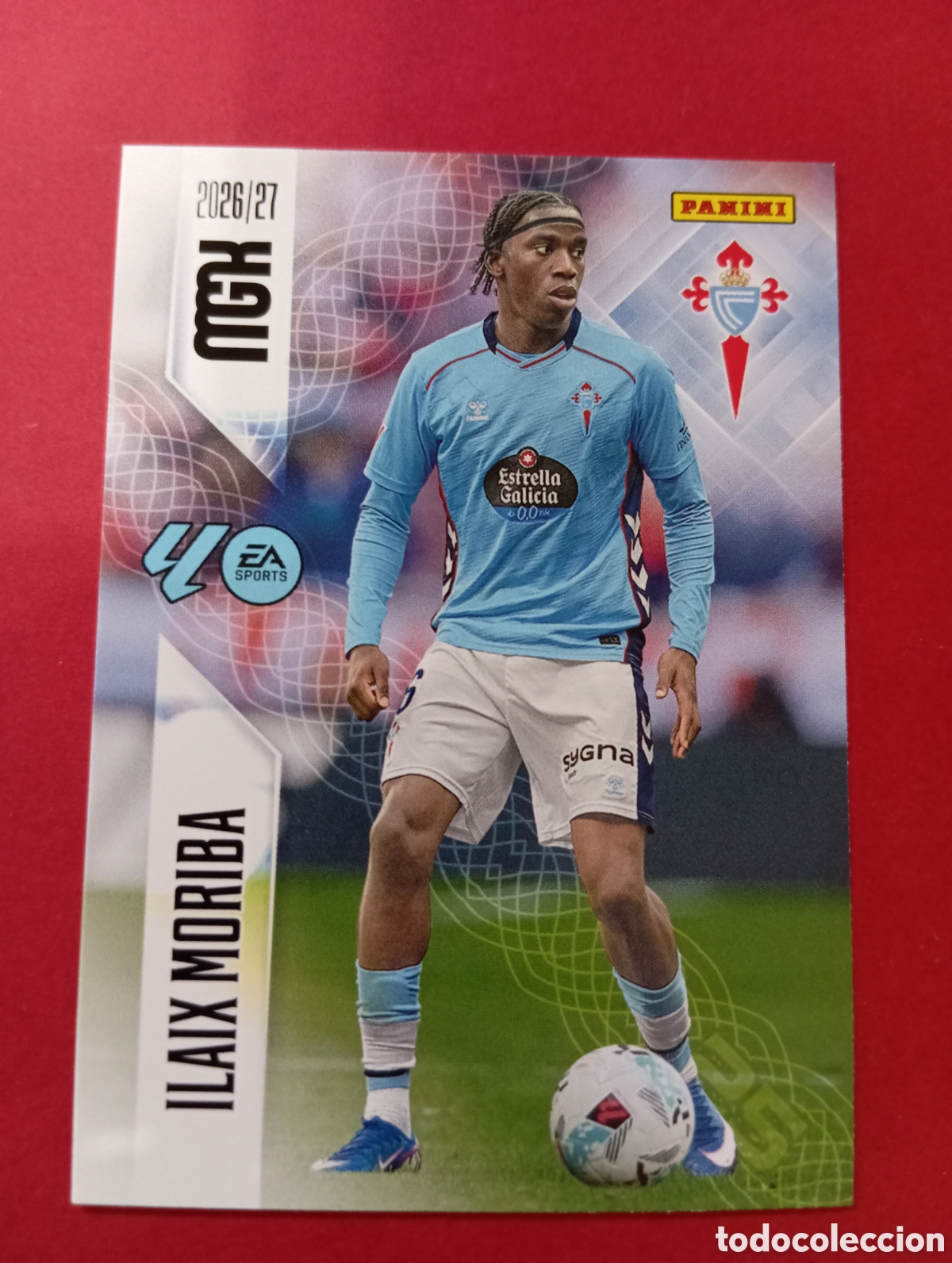 Football Stickers: Ilaix Moriba Celta de Vigo n&deg;118 / PANINI MEGACRACKS 2026/2027