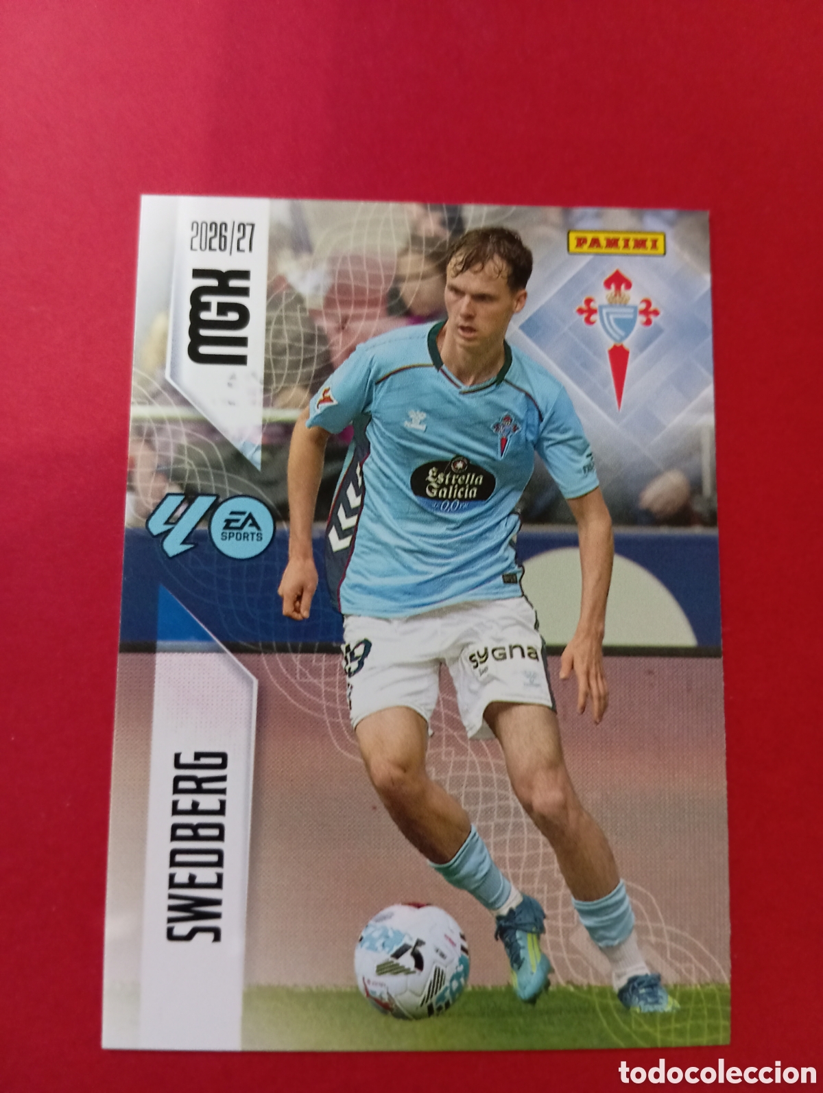 Football Stickers: Swedberg Celta de Vigo n&deg;122 / PANINI MEGACRACKS 2026/2027