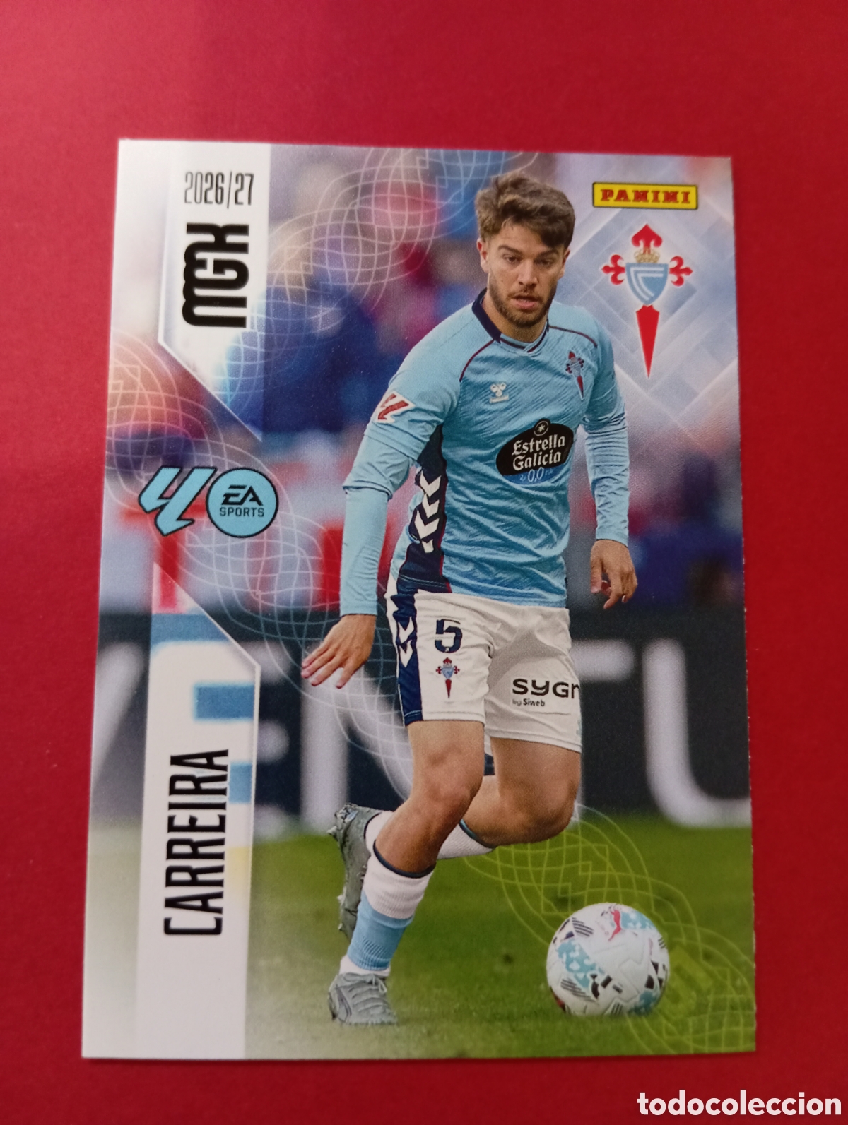 Cromos de f&uacute;tbol: Carreira Celta de Vigo n&deg;117 / PANINI MEGACRACKS 2026/2027