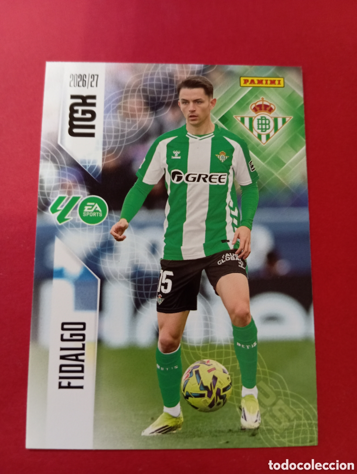 Cartes &agrave; collectionner de Football: Fidalgo Betis n&deg;101 / PANINI MEGACRACKS 2026/2027