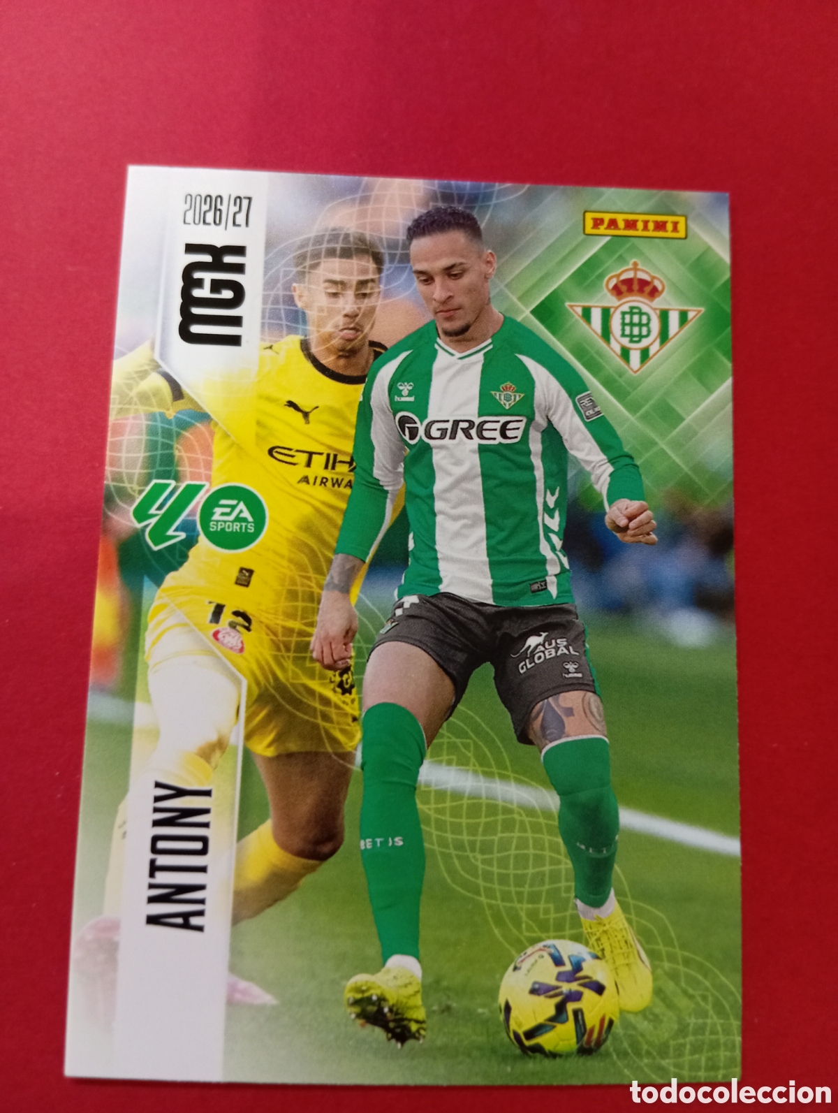 Cartes &agrave; collectionner de Football: Antony Betis n&deg;106 / PANINI MEGACRACKS 2026/2027