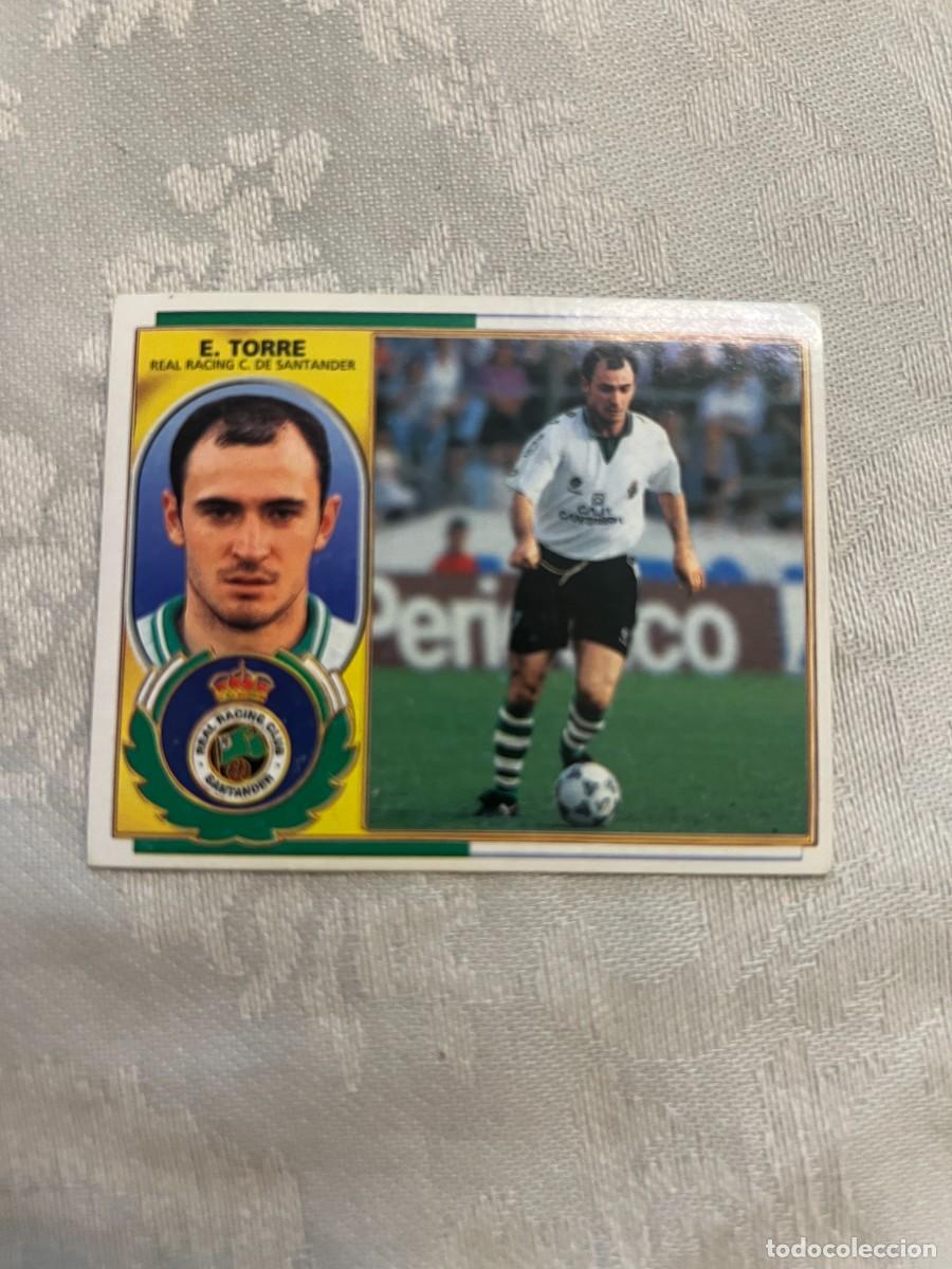 Cartes &agrave; collectionner de Football: E TORRE RACING DE SANTANDER SIN PEGAR EDICIONES ESTE 1996-97