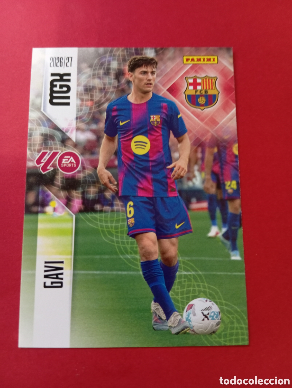 Cartes &agrave; collectionner de Football: Gavi Barcelona n&deg;84 / PANINI MEGACRACKS 2026/2027