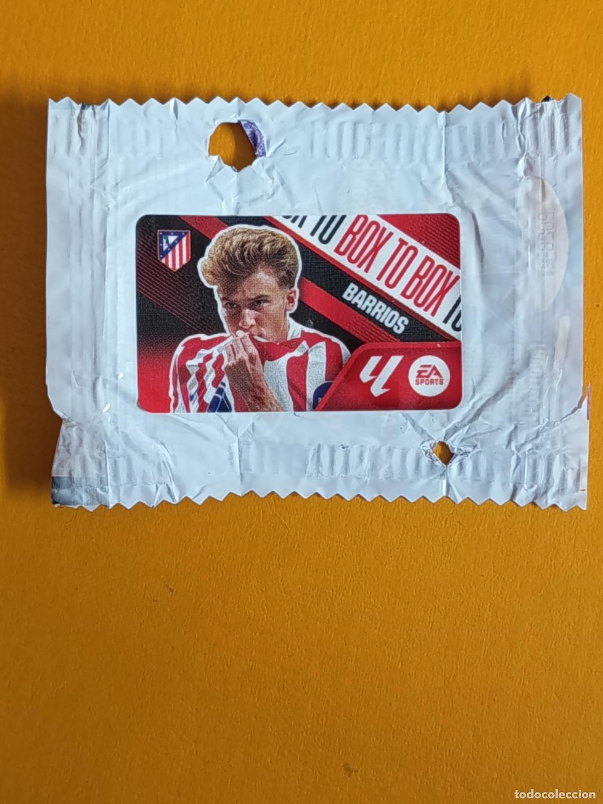 Cromos de f&uacute;tbol: BARRIOS. BOX TO BOX. ATL&Eacute;TICO DE MADRID. CHICLE LIGA ESTE 2026-27