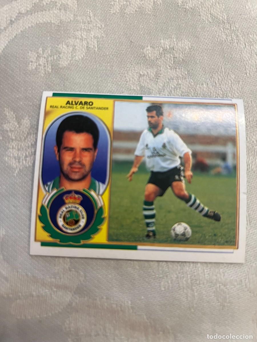 Cromos de f&uacute;tbol: &Aacute;LVARO RACING DE SANTANDER SIN PEGAR EDICIONES ESTE 1996-97